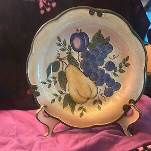 Decorative Fruit Plate with Stand